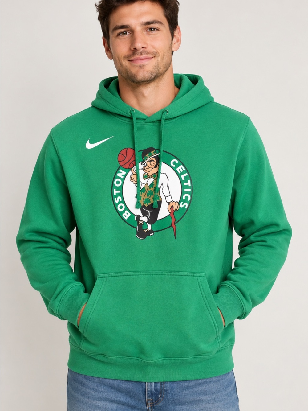Nike NBA Boston Celtics Men’s M Green Pullover Hoodie